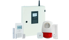 Das <strong>Hybrid-Alarmsystem DAITEM D34</strong>. Ihr Alarmsystem zum Einbruchschutz in Husum und Umgebung.